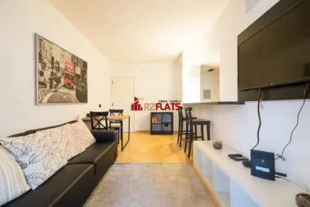 Flat com 1 Quarto para alugar, 45m² no Itaim Bibi, São Paulo