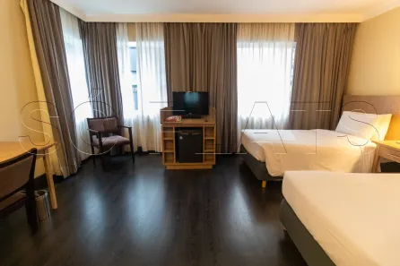 Flat com 1 Quarto à venda, 29m² no Cidade Monções, São Paulo