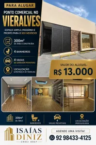 Ponto Comercial para alugar, 300m² no Mauazinho, Manaus