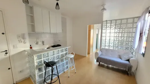 Apartamento com 1 Quarto para alugar, 37m² no Mirandópolis, São Paulo