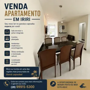 Apartamento com 2 Quartos à venda, 60m² no Iriri, Anchieta