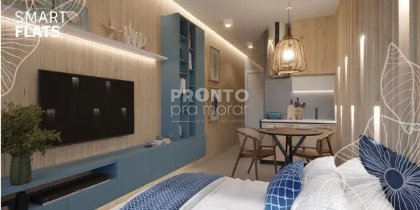 Flat com 1 Quarto à venda, 22m² no Centro, Ipojuca