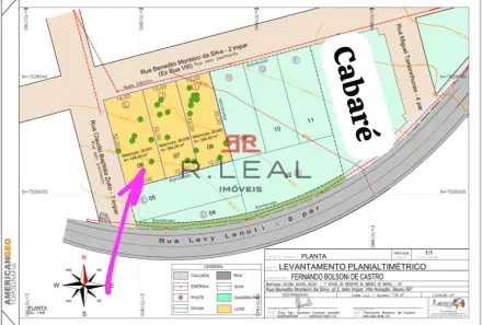 Lote/Terreno à venda, 480m² no Vila Aviação B, Bauru