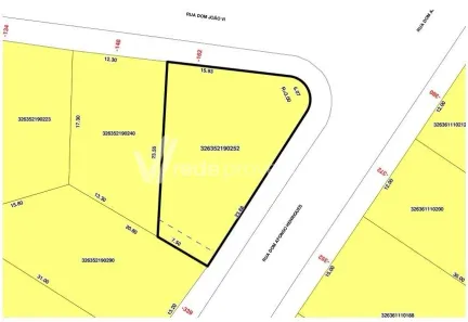 Lote/Terreno à venda, 328m² no Vila Nogueira, Campinas