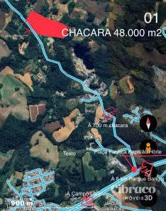 Lote/Terreno à venda, 48400m² no Colônia Dom Pedro II, Campo Largo