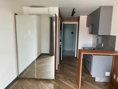 Flat com 1 Quarto para alugar, 25m² no Vila Firmiano Pinto, São Paulo