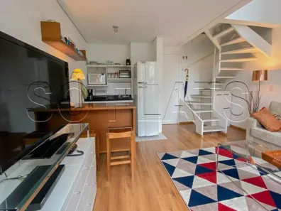 Flat com 1 Quarto à venda, 45m² no Vila Nova Conceição, São Paulo