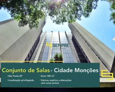 Sala Comercial à venda, 188m² no Chácara Itaim, São Paulo