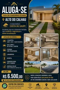 Casa com 3 Quartos para alugar, 57m² no Angelim, São Luís