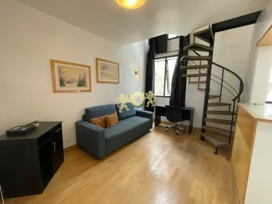 Flat com 1 Quarto para alugar, 44m² no Vila Olímpia, São Paulo