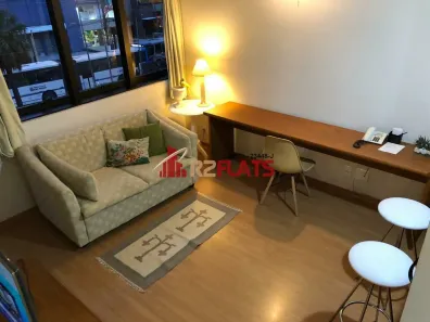 Flat com 1 Quarto para alugar, 37m² no Moema, São Paulo