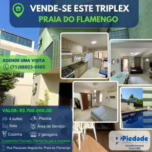 Casa de Condomínio com 4 Quartos à venda, 130m² no Stella Maris, Salvador