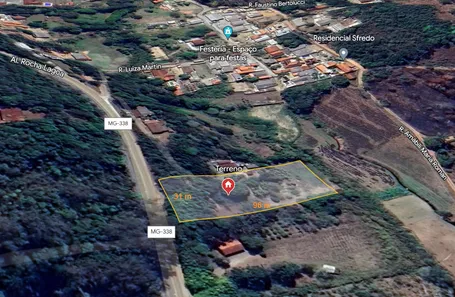Lote/Terreno à venda, 3000m² no Colônia Rodrigo Silva, Barbacena