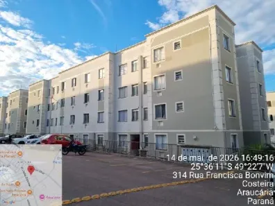 Apartamento com 2 Quartos à venda, 46m² no Costeira, Araucária