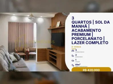 Apartamento com 3 Quartos à venda, 61m² no Jardim Limoeiro, Serra