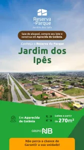 Lote/Terreno à venda, 270m² no Jardim Ipê, Aparecida de Goiânia
