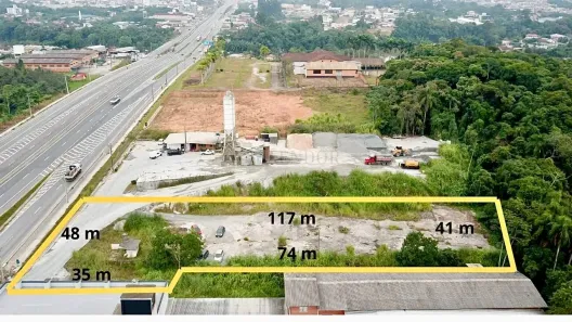 Lote/Terreno para alugar, 5000m² no Benedito, Indaial