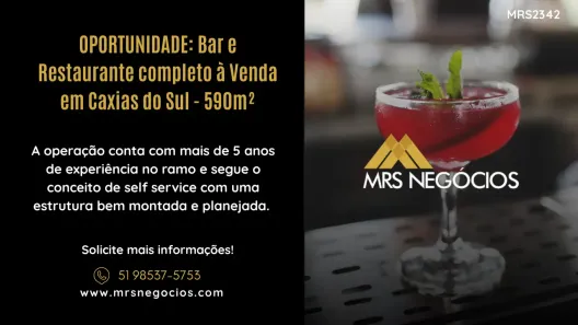 Ponto Comercial à venda, 590m² no Centro, Caxias do Sul