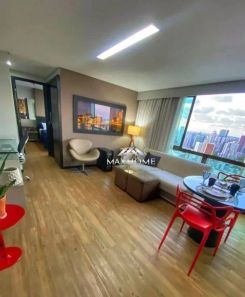 Flat com 1 Quarto à venda, 42m² no Boa Viagem, Recife