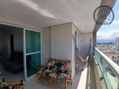 Apartamento com 1 Quarto para alugar, 57m² no Guilhermina, Praia Grande