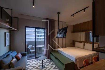 Apartamento com 1 Quarto para alugar, 32m² no Pinheiros, São Paulo