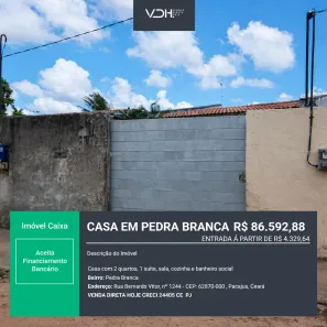 Casa com 2 Quartos à venda, 86m² no Pacajus, Pacajus