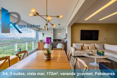 Apartamento com 3 Quartos à venda, 172m² no Patamares, Salvador
