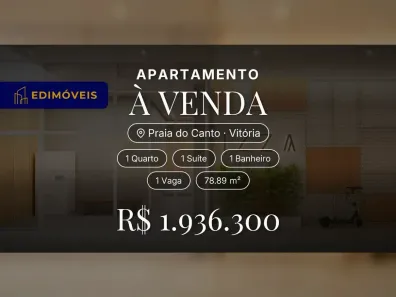 Apartamento com 1 Quarto à venda, 78m² no Praia do Canto, Vitória
