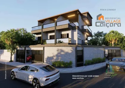 Casa de Condomínio com 3 Quartos à venda, 121m² no Caiçara, Praia Grande