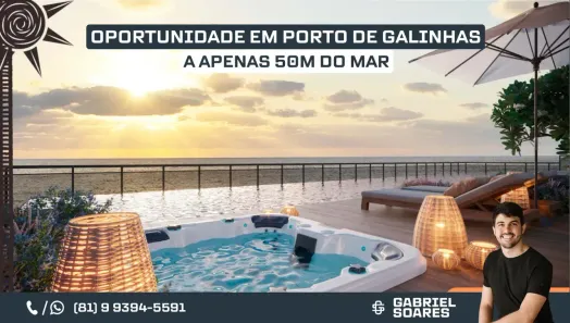Apartamento com 1 Quarto à venda, 20m² no Merepe Um, Ipojuca