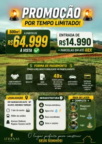 Lote/Terreno à venda, 500m² no Centro (Caucaia do Alto), Cotia