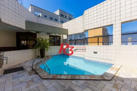 Apartamento com 3 Quartos à venda, 188m² no Gonzaga, Santos