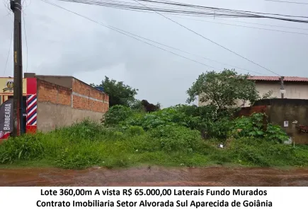 Lote/Terreno à venda, 360m² no Alvorada Sul, Aparecida de Goiânia