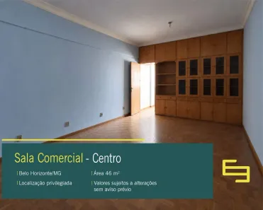 Sala Comercial à venda, 46m² no Centro, Belo Horizonte