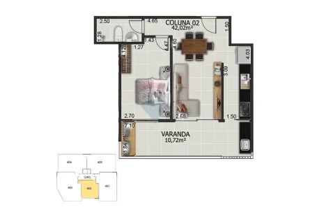 Apartamento com 2 Quartos à venda, 85m² no Piratininga, Niterói