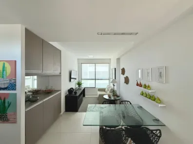 Apartamento com 1 Quarto à venda, 33m² no Barra de Jangada, Jaboatão dos Guararapes
