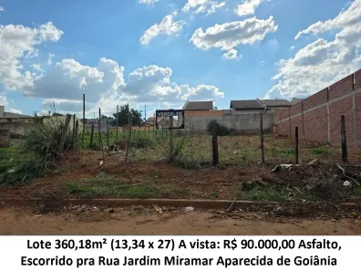 Lote/Terreno à venda, 360m² no Jardim Miramar, Aparecida de Goiânia