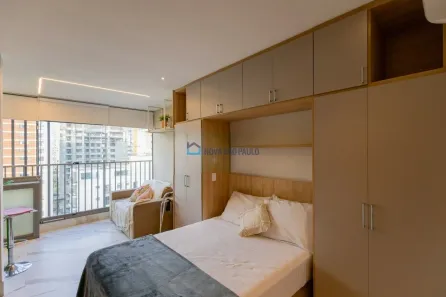 Apartamento com 1 Quarto para alugar, 29m² no Paraíso, São Paulo