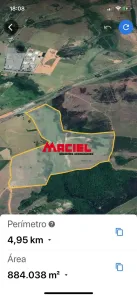 Fazenda/Sítio com 4 Quartos à venda, 865502m² no Parque Residencial Nova Caçapava, Caçapava