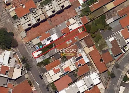 Lote/Terreno à venda, 250m² no Campestre, Santo André