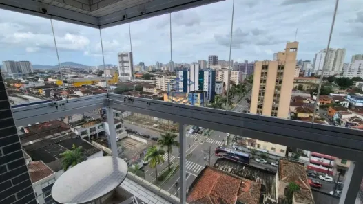 Apartamento com 2 Quartos para alugar, 55m² no Vila Mathias, Santos
