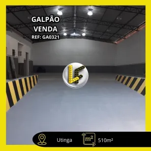 Galpão/Depósito/Armazém à venda, 510m² no Vila Metalúrgica, Santo André