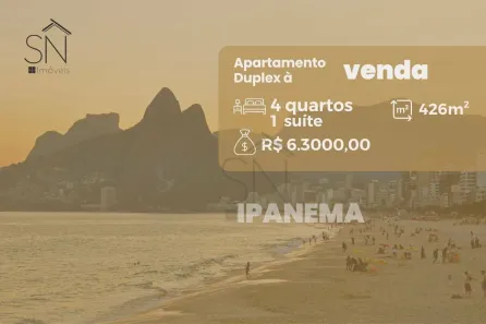 Apartamento com 4 Quartos à venda, 426m² no Ipanema, Rio de Janeiro