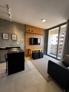 Apartamento com 1 Quarto para alugar, 32m² no Jardim Paulistano, São José do Rio Preto