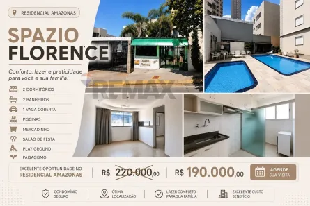 Apartamento com 2 Quartos à venda, 51m² no Residencial Amazonas, Franca