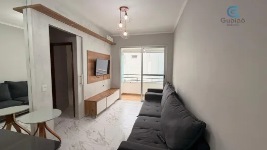 Apartamento com 2 Quartos para alugar, 64m² no Encruzilhada, Santos
