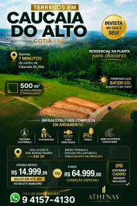 Lote/Terreno à venda, 500m² no Chácara Tropical (Caucaia do Alto), Cotia