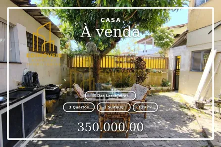 Casa com 3 Quartos à venda, 119m² no das Laranjeiras, Serra