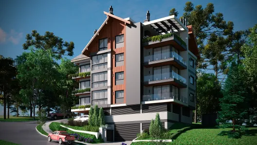 Apartamento com 1 Quarto à venda, 45m² no Carniel, Gramado