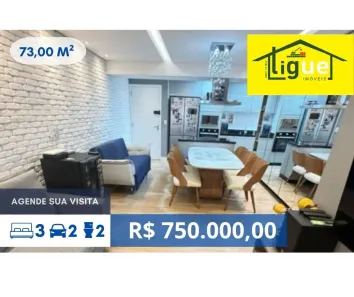 Apartamento com 3 Quartos à venda, 73m² no Jardim Esmeralda, São Paulo
